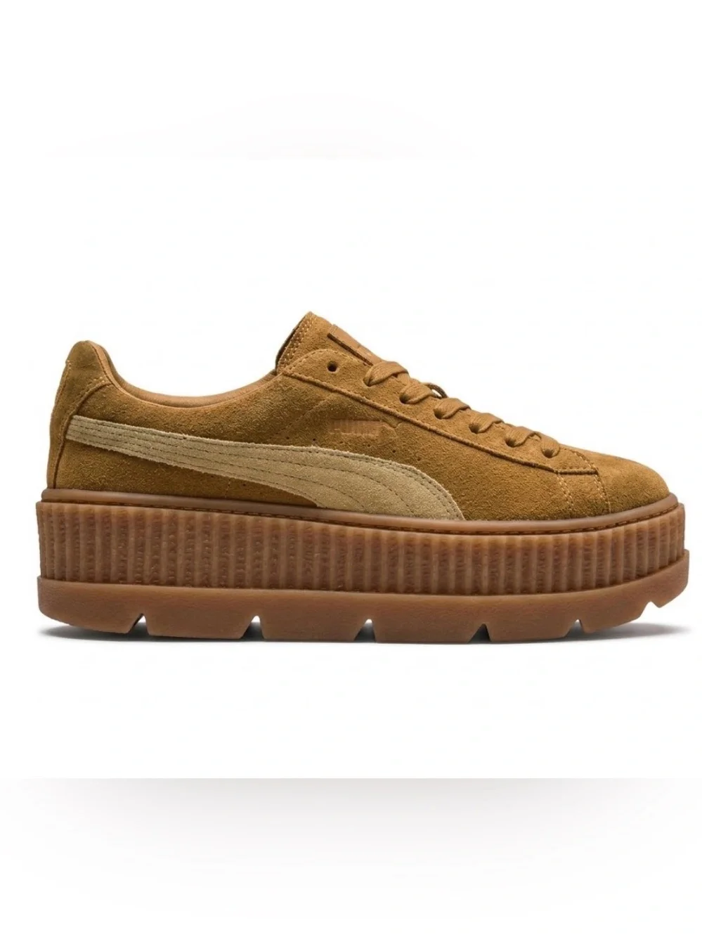 Puma Cleated Creeper Rihanna Fenty in Golden Brown Women’s Size 9